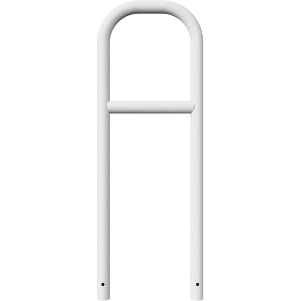 Protective bar made of steel tubing |  60 x 2.5 mm | with crossbar | total width: 500 mm | total height: 1400 mm | hot-dip galvanized